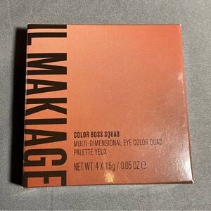 il makiage color boss square eyeshadow pallete 🤎